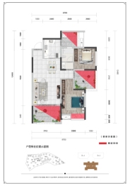 广大城3室2厅1厨1卫建面89.90㎡