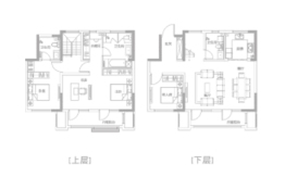 保利香颂3室2厅1厨3卫建面165.00㎡