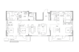 保利香颂3室2厅1厨3卫建面170.00㎡