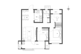 保利城3室2厅1厨1卫建面97.00㎡