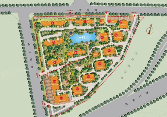 恒大学府公馆楼栋平面图