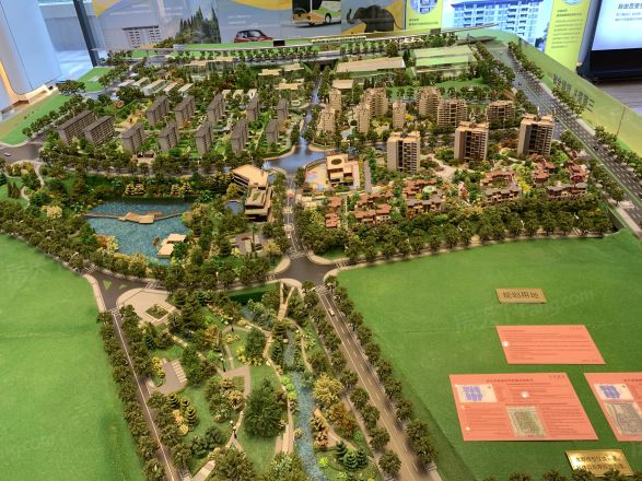 碧桂园未来城市实景图