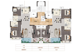 信合 · 中央公园3室2厅1厨2卫建面116.00㎡