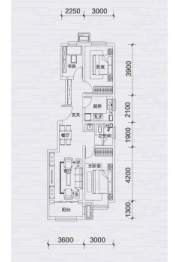 假日壹号3室2厅1厨1卫建面103.00㎡