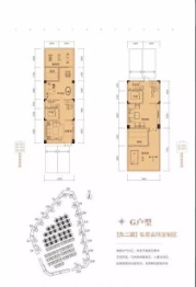 德威江誉城3室3厅1厨5卫建面134.00㎡