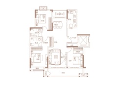 信阳公园里3室2厅1厨2卫建面110.00㎡