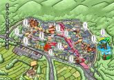 梦想小镇手绘地图