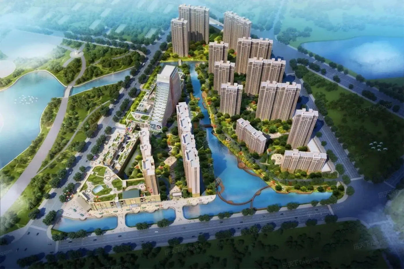 威尼斯得月广场效果图