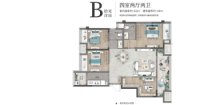 B户型拾光洋房建面约99平