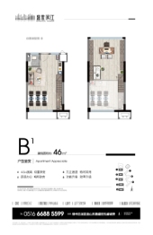 盛世滨江建面46.00㎡