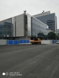 金砖国家新开发银行总部大楼工程进度实景图