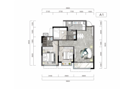 阳光·玖著3室2厅1厨2卫建面85.53㎡