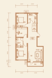 鑫源·鑫都汇3室2厅1厨1卫建面117.25㎡