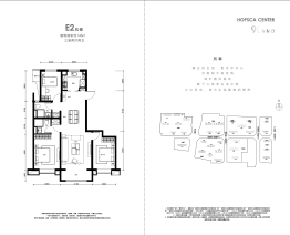 融创中心3室2厅1厨2卫建面145.00㎡