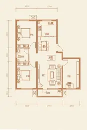 鑫源·鑫都汇3室2厅1厨1卫建面116.96㎡