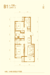 B1户型建面约106㎡