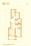 B2户型建面约101㎡