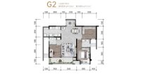 G2户型建面约99.08平