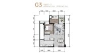 G3户型建面约59.45平