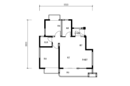 保利自在海2室1厅1厨1卫建面90.00㎡