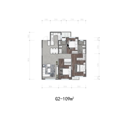 汇置·尚都3室2厅1厨2卫建面109.00㎡