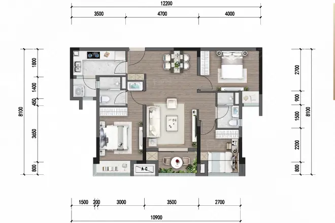 新城·春山拾鸣户型图
