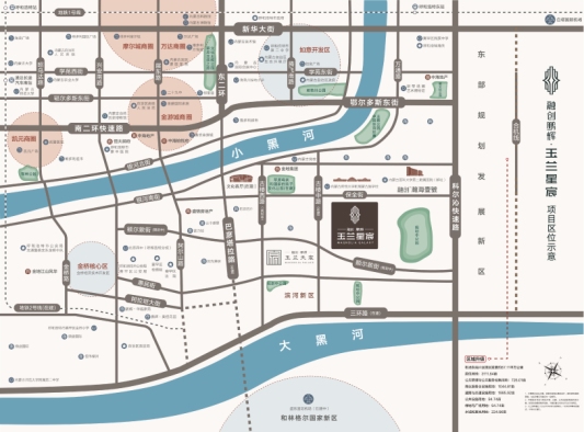 融创鹏辉玉兰星宸交通图