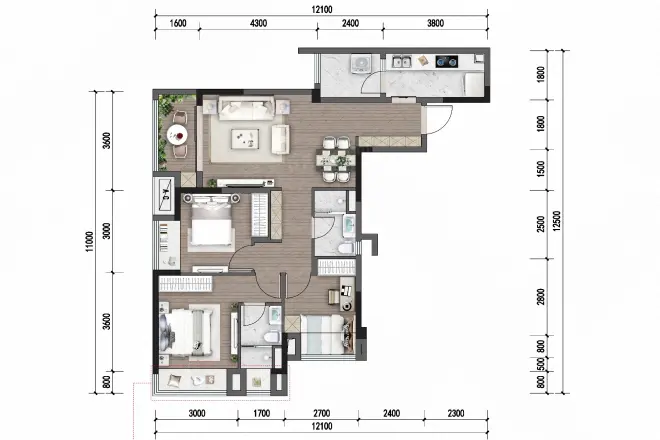 新城·春山拾鸣户型图