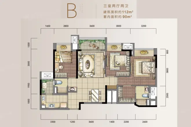 合景泰富誉峰一期户型图