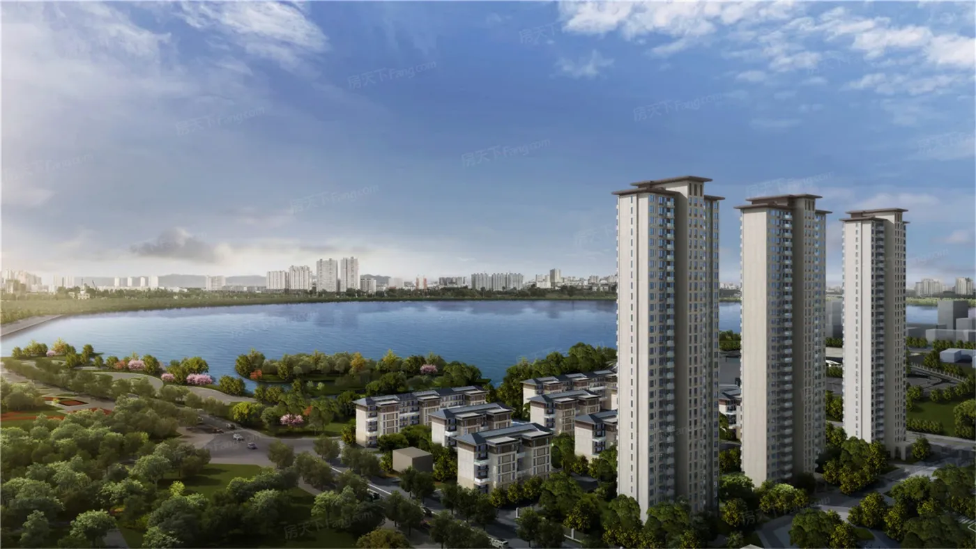 菁蓉滨湖湾效果图-成都房天下