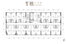 芝林商务中心1#公寓户型