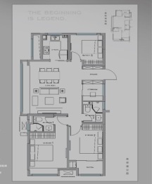 惠建未来峯3室2厅1厨2卫建面105.00㎡