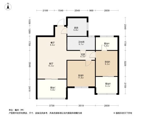 中港翡翠城户型图