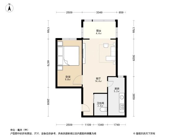 富河园碧水明珠户型图
