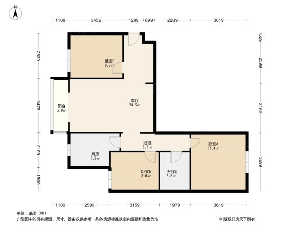 和谐雅园户型图