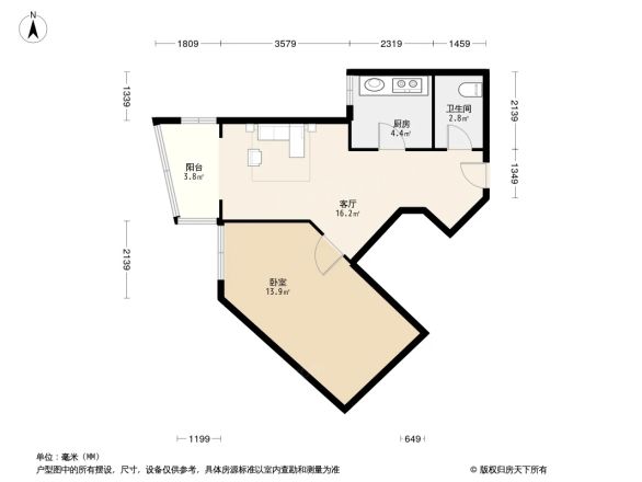 富河园碧水明珠户型图