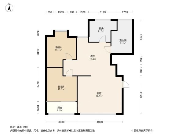 鑫乾大厦户型图