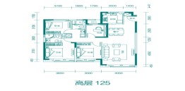 绿城·明月兰庭4室2厅1厨2卫建面125.00㎡