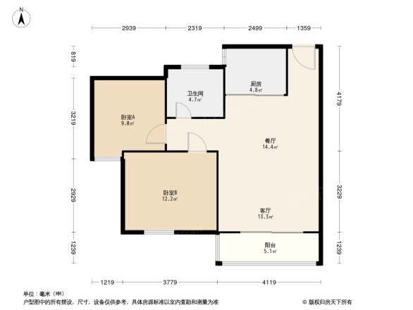 中港翡翠城户型图