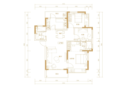 白鹭公元3室2厅1厨2卫建面108.65㎡