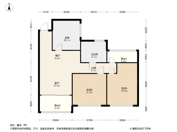 中港翡翠城户型图
