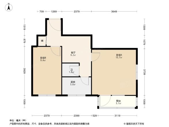 裕民路4号院户型图