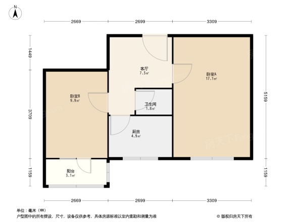 新苑街15号院户型图