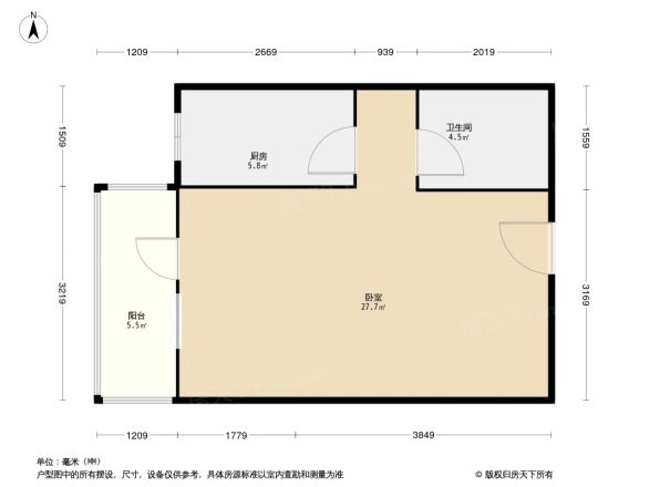 米拉village户型图
