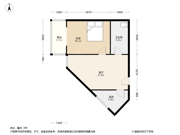 世纪城晨月园户型图