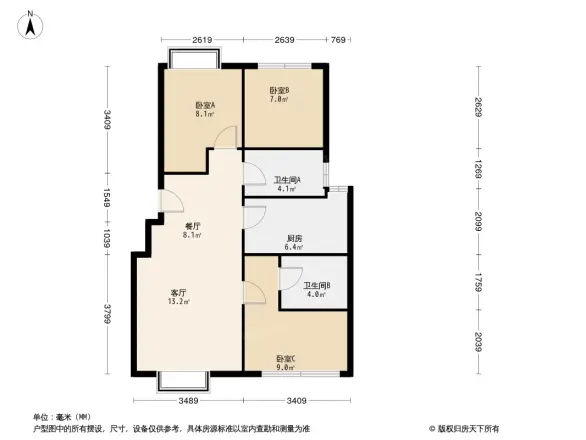 诺德逸府户型图
