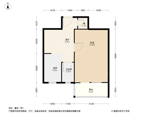 三义庙小区户型图