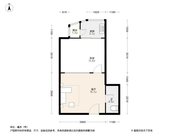 建明里户型图