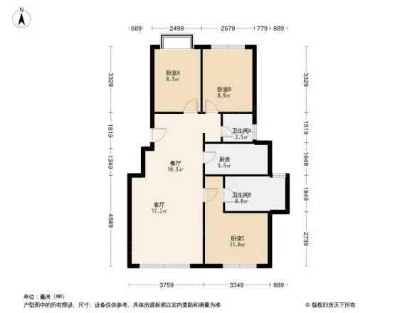 诺德逸府户型图