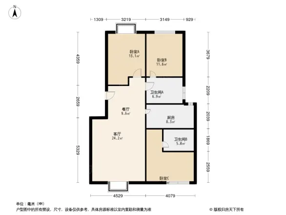 诺德逸府户型图